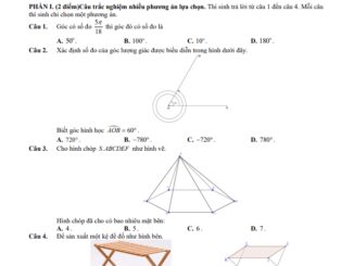 Đề giữa học kỳ 1 Toán 11 năm 2024 2025 trường THPT Bình Chiểu TP HCM