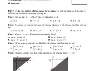 Đề giữa kỳ 1 Toán 10 năm 2024 2025 trường THPT Quang Trung Gia Lai