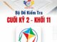 Bộ đề kiểm tra cuối kỳ 2 Toán 11 Cánh Diều năm học 2024 2025