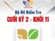 Bộ đề kiểm tra cuối kỳ 2 Toán 11 KNTTVCS năm học 2024 2025
